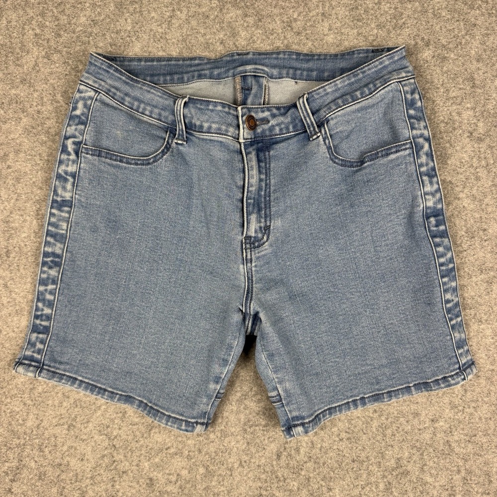 Cellblock 13 Saddleback Denim Shorts Rear Back Zipper Jorts Men 34 Waist